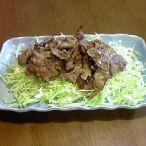 ご飯がすすむ＾＾牛肉のにんにく＆ショウガ焼き！